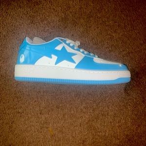 Size 12 bapestas sax light blue